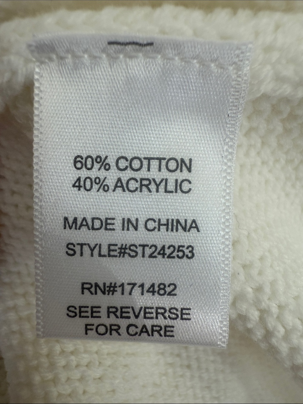 American Flag Crewneck Sweater with Pastel Pink & Blue Lace Motif, NWT - Picture 4 of 5